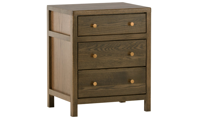 Prairie 3-Drawer Nightstand